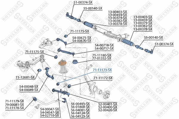 Mounting, control/trailing arm