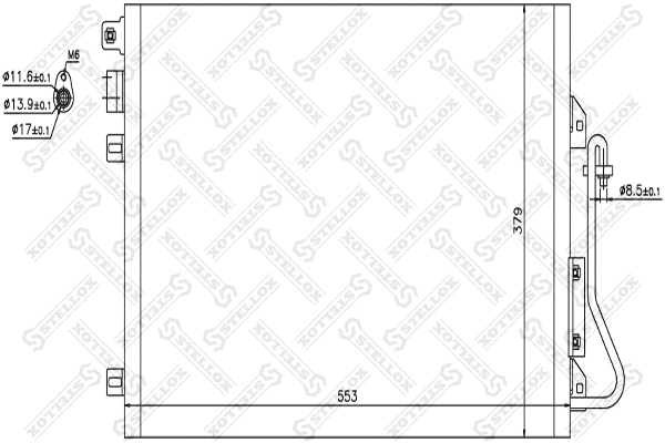 Condenser, air conditioning (10-45044-SX)