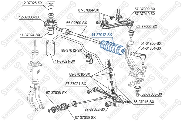 Bellow, steering