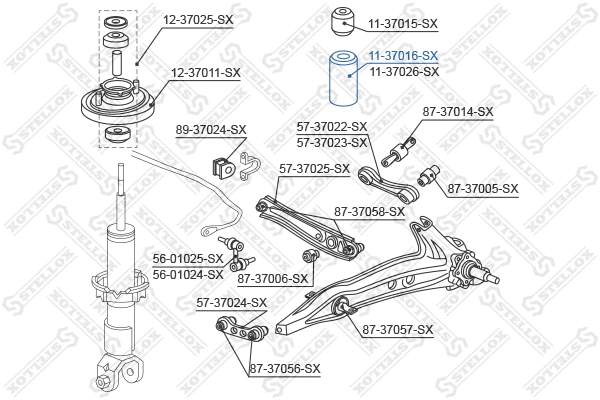 Protective Cap/Bellow, shock absorber
