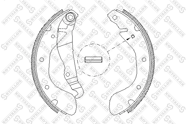Brake Shoe Set (318 100-SX)