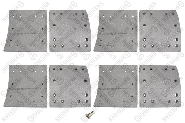 Brake Lining Kit, drum brake (85-00947-SX)
