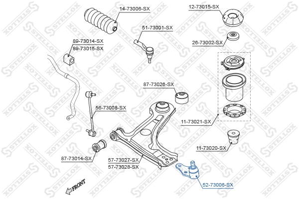 Ball Joint (52-73006-SX)