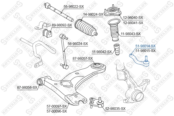 Tie Rod End (51-98014-SX)