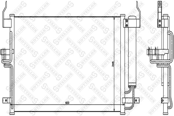 Condenser, air conditioning (10-45101-SX)