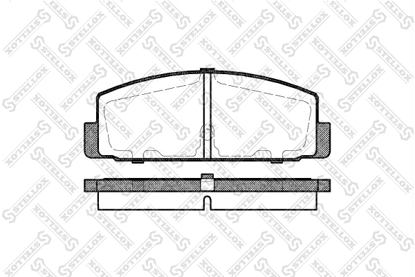 Brake Pad Set, disc brake (190 030B-SX)