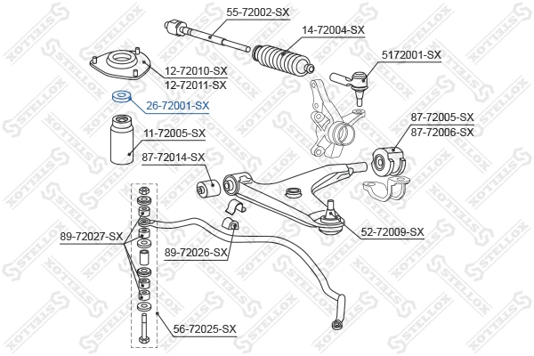 Rolling Bearing, suspension strut support mount