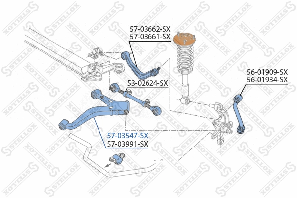 Control/Trailing Arm, wheel suspension