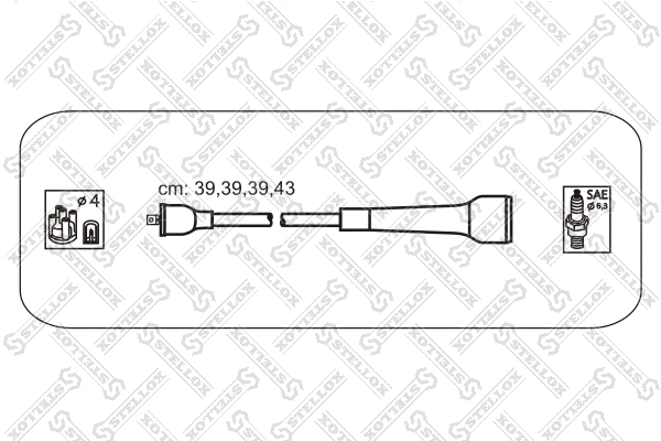 Ignition Cable Kit (10-38401-SX)