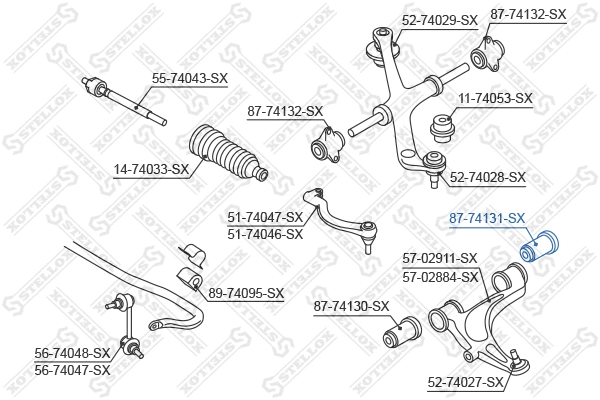 Mounting, control/trailing arm