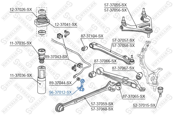 Link/Coupling Rod, stabiliser bar