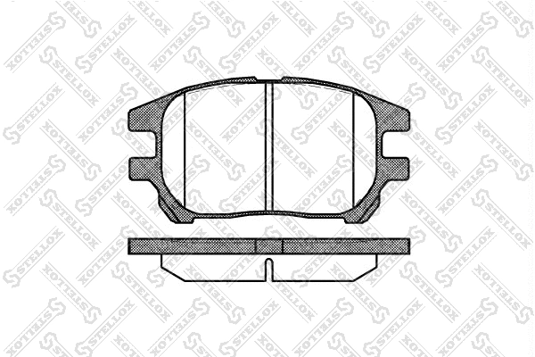 Brake Pad Set, disc brake (983 000-SX)