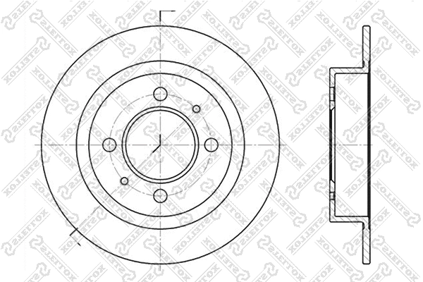 Brake Disc (6020-2246-SX)