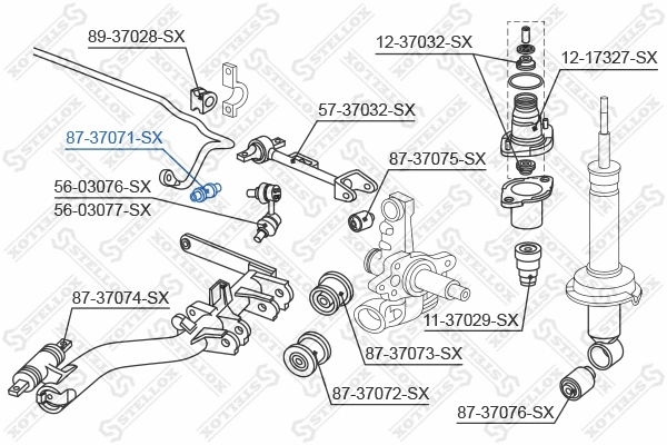 Mounting, control/trailing arm
