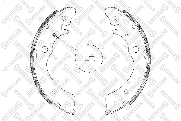 Brake Shoe Set (394 100-SX)