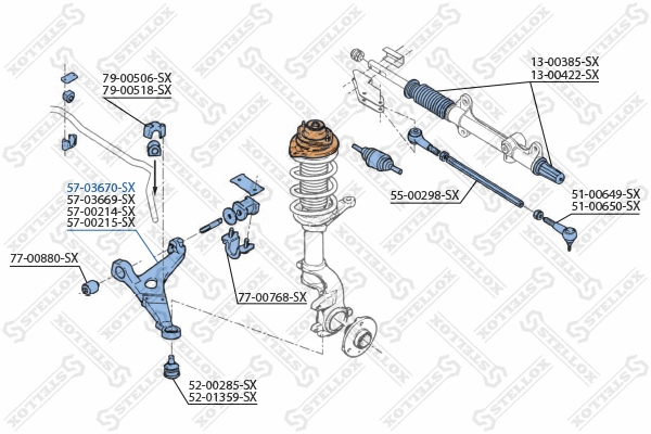 Control/Trailing Arm, wheel suspension