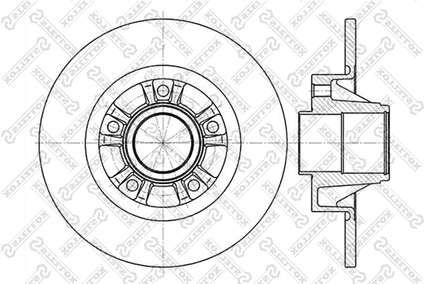 Brake Disc (6020-3658-SX)