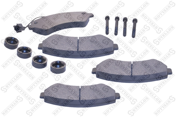 Brake Pad Set, disc brake (1286 001-SX)