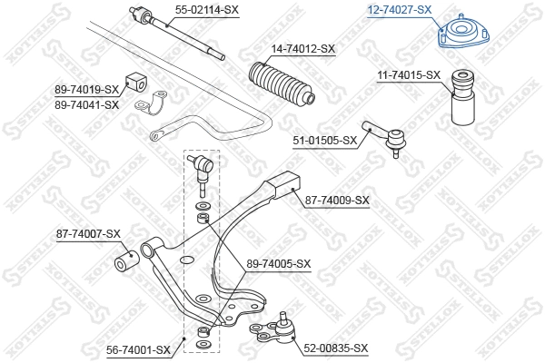 Suspension Strut Support Mount