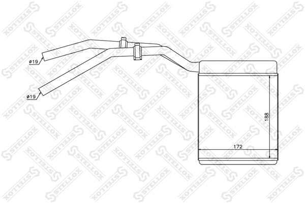 Heat Exchanger, interior heating (10-35137-SX)