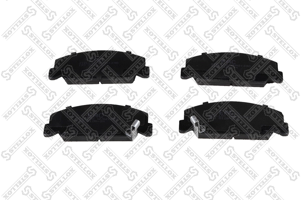 Brake Pad Set, disc brake (193 012B-SX)