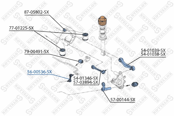 Link/Coupling Rod, stabiliser bar