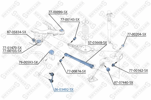Link/Coupling Rod, stabiliser bar