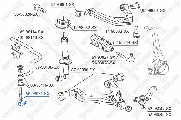 Link/Coupling Rod, stabiliser bar