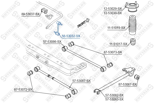 Link/Coupling Rod, stabiliser bar