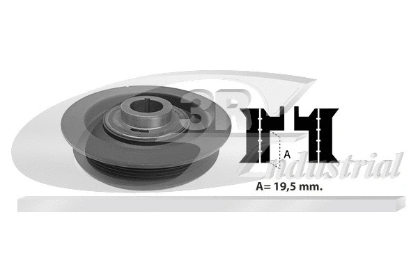 Belt Pulley, crankshaft (10408)