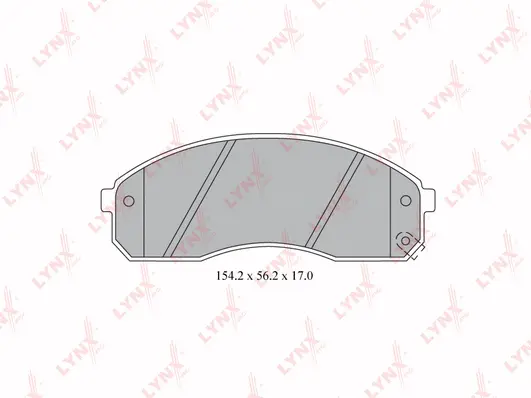Brake Pad Set, disc brake (BD-4406)
