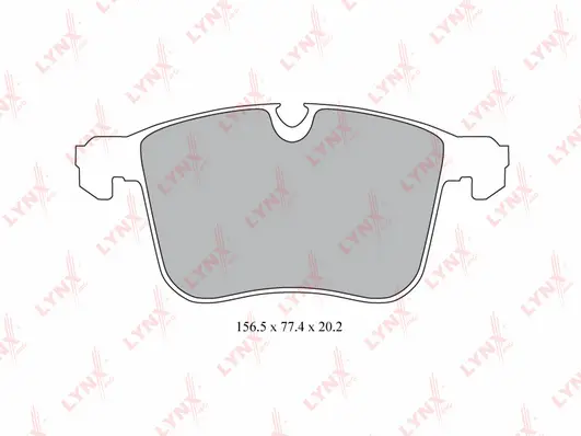 Brake Pad Set, disc brake (BD-6702)