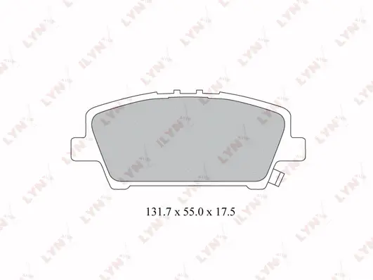 Brake Pad Set, disc brake (BD-3427)