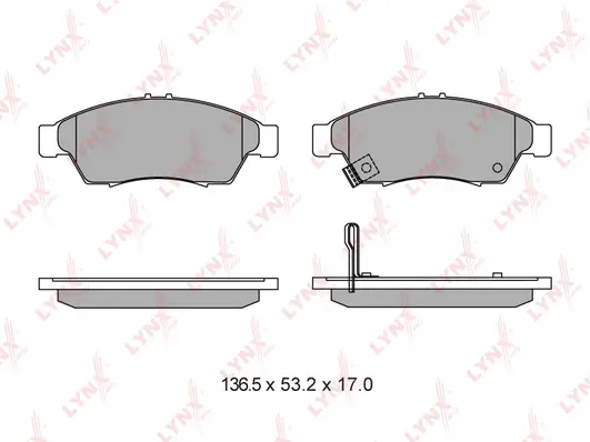 Brake Pad Set, disc brake (BD-7311)