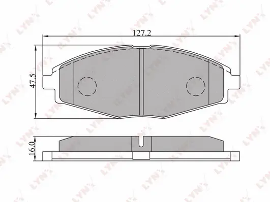 Brake Pad Set, disc brake (BD-1801)