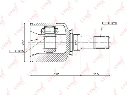 Joint Kit, drive shaft (CI-3726)