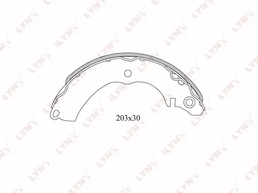 Brake Shoe Set (BS-5502)