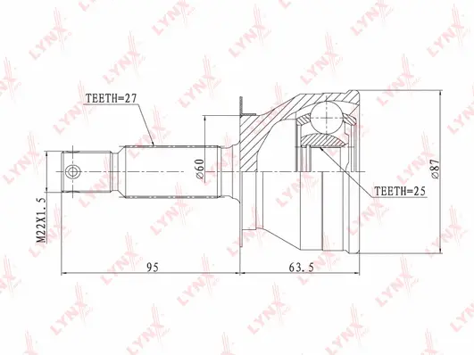 Joint Kit, drive shaft (CO-4407)