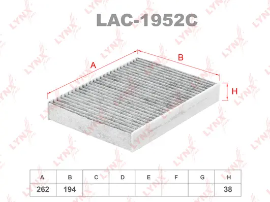Filter, cabin air (LAC-1952C)