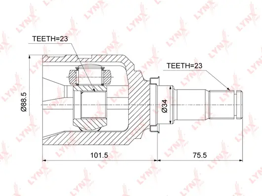 Joint Kit, drive shaft (CI-3719)