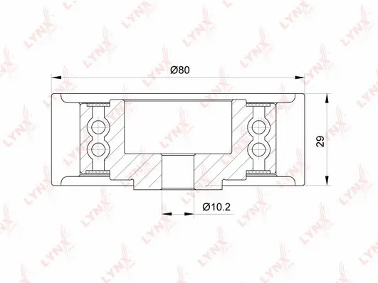 Deflection/Guide Pulley, timing belt (PB-3147)