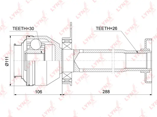 Joint Kit, drive shaft (CI-3763)