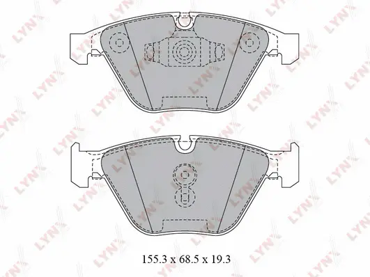 Brake Pad Set, disc brake (BD-1423)