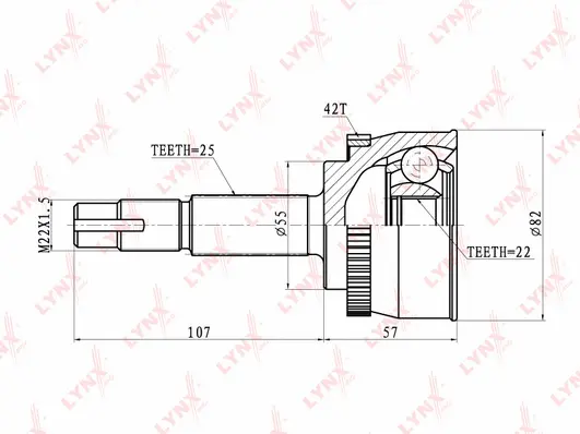 Joint Kit, drive shaft (CO-5724A)