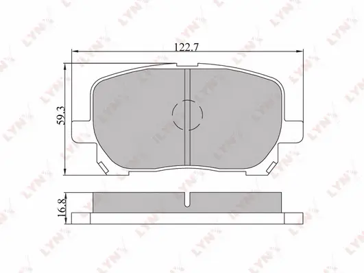 Brake Pad Set, disc brake (BD-7531)