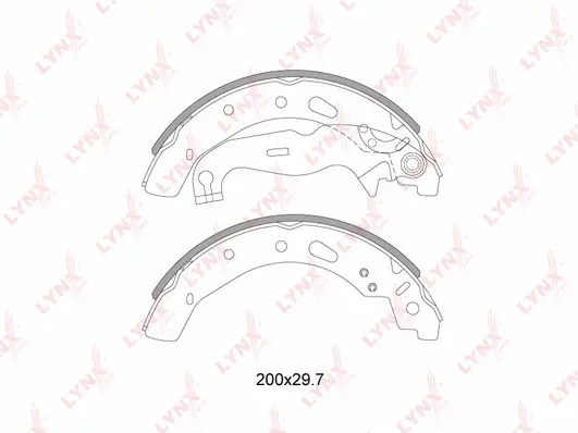 Brake Shoe Set (BS-3007)