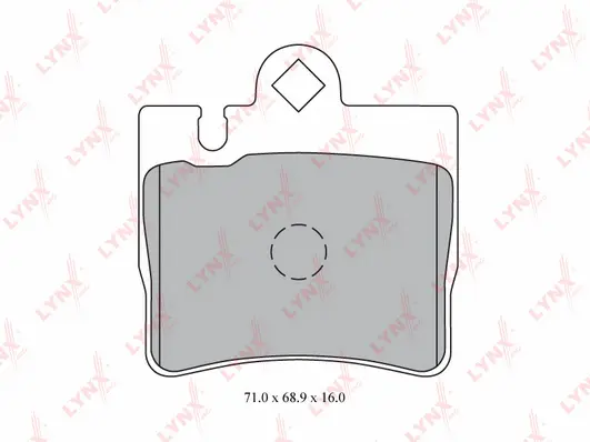 Brake Pad Set, disc brake (BD-5334)