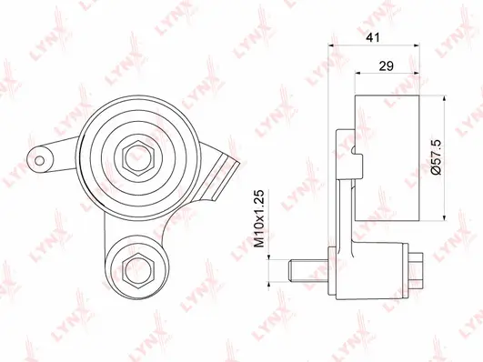 Tensioner Pulley, timing belt (PB-1152)