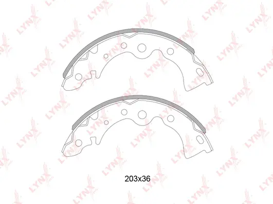 Brake Shoe Set (BS-5716)