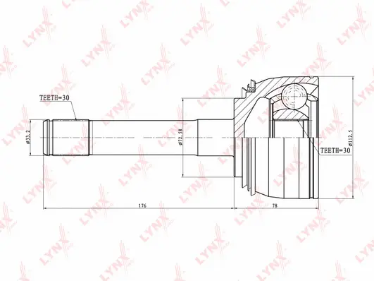 Joint Kit, drive shaft (CO-7532)